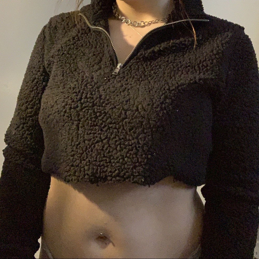 sherpa hoodie